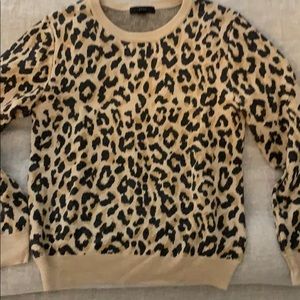 J. crew Leopard sweater